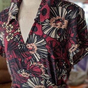 Gorgeous autumn wrap dress